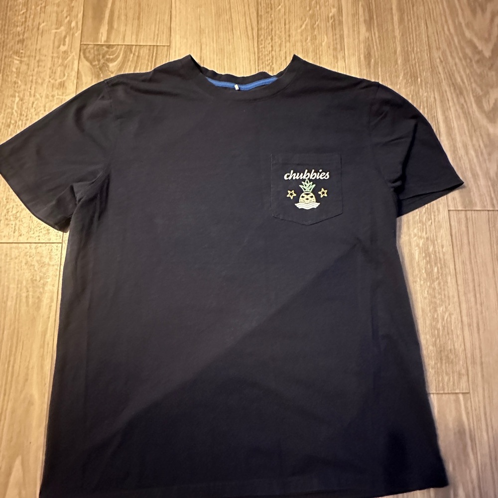 Chubbies Men's Navy Blue T-Shirt - Picture 2 of 5